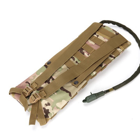 Bolsa de agua para ciclismo al aire libre con bolsa de agua para aliviar la sed de 3L, mochila de montañismo, deportes de senderismo, bolsa táctica de camuflaje, bolsa de agua