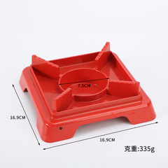 廠家直供鋁合金四方酒精爐酒店便捷小火鍋酒精鍋架酒精燈架批發