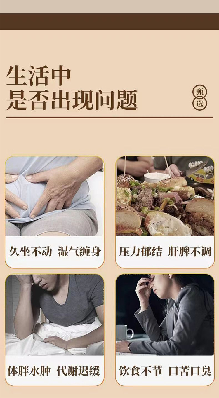 Lotus Leaf Honeysuckle Poria Herbal Tea He Ye Jin Yin Hua Fu Ling Yin 80g Pyramid Tea Bags overview