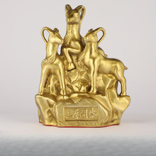 生肖羊三羊开泰源头铜羊工厂铜摆件铜器摆件