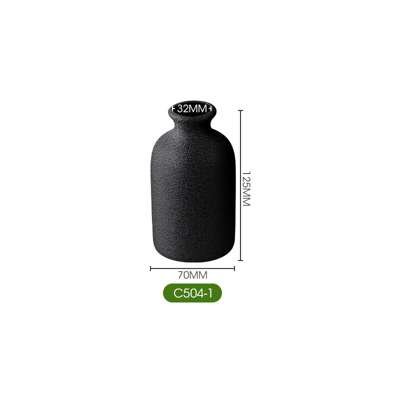 厂家批发仿陶瓷塑料花瓶桌面摆件复古花器小号插花家居饰品水培花|undefined