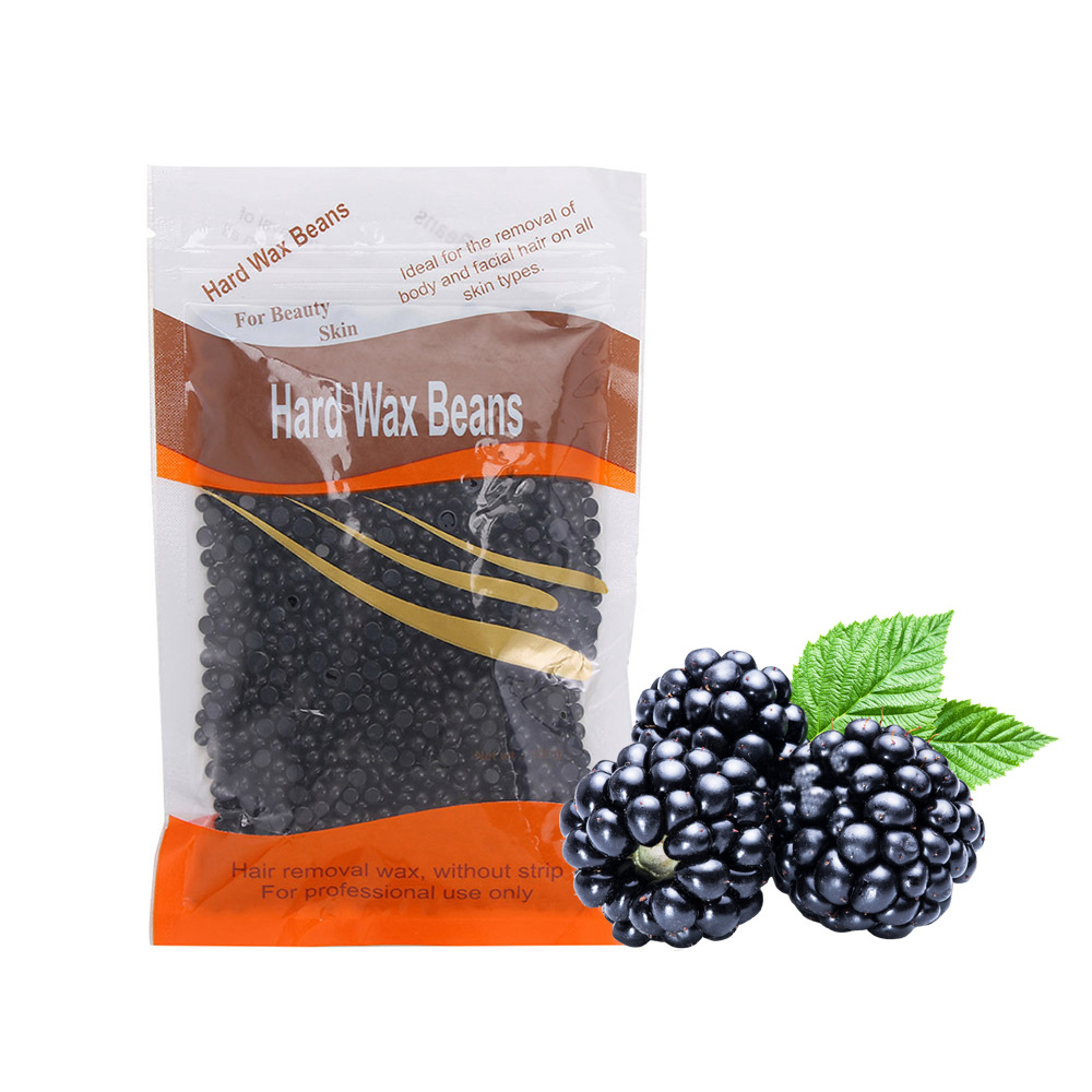 Cera de frijol cera de depilación cera de frijol cera dura nariz pelo cera de abejas sin papel cera sólida terapia frijol 100g cera dura transfronteriza frijol
