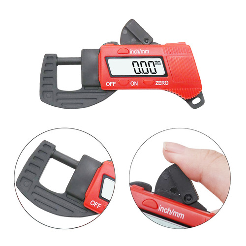 Electronic digital display thickness gauge, digital display thickness gauge, thickness gauge, thickness gauge, micrometer caliper, paper and leather instrument