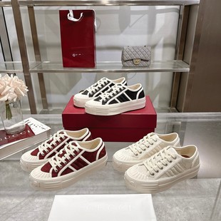 25 New Summer Sports Canvas Shoes for Women, Thick-Soled Height-Increasing Moral Training Shoes, Sneakers, g Family White Shoes