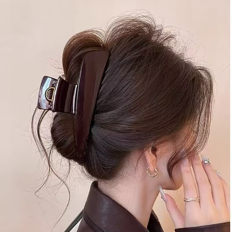 Chocolate brown trapezoid
