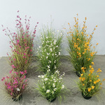 北欧仿真绿植盆栽婚庆园林布景造景仿真花直播间装饰小碎花假盆栽