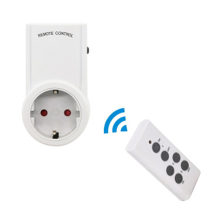 Factory Direct German European standard plug wall-through wireless remote control socket kitchen wireless remote control socket