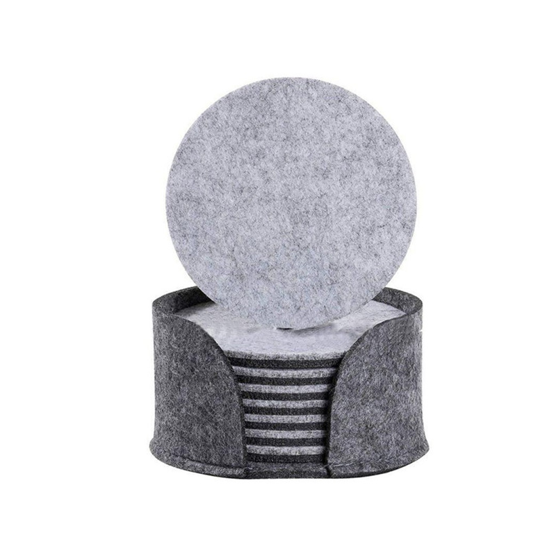 代發毛氈杯墊創意隔熱墊家居壺墊贈品杯墊隔熱墊定制亞馬遜毛氈墊