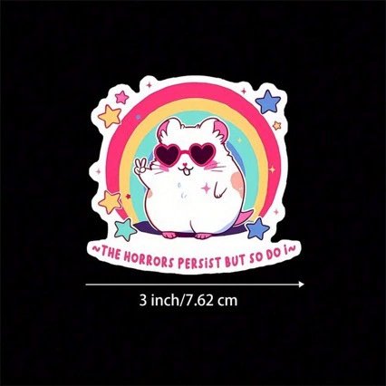 Популярные трансграничные креативные наклейки 7 см, персонализированные автомобильные наклейки, водонепроницаемые декоративные наклейки