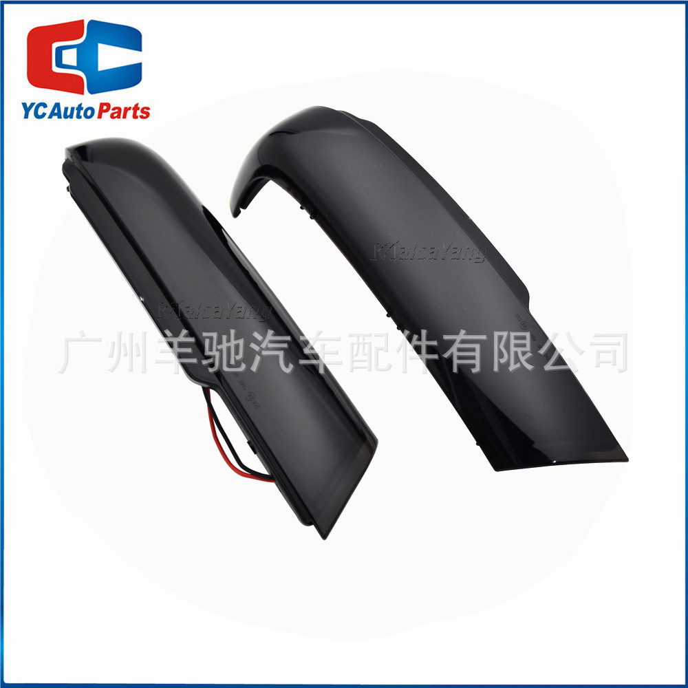 Para Volkswagen Touareg 7L 2002 - 2006 espejo retrovisor LED dinámico luz amarilla de agua corriente luz de dirección