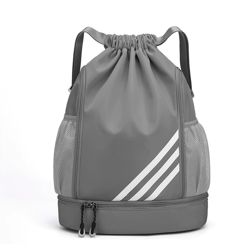 Sports capacious brand backpack, handheld storage bag, drawstring, wholesale