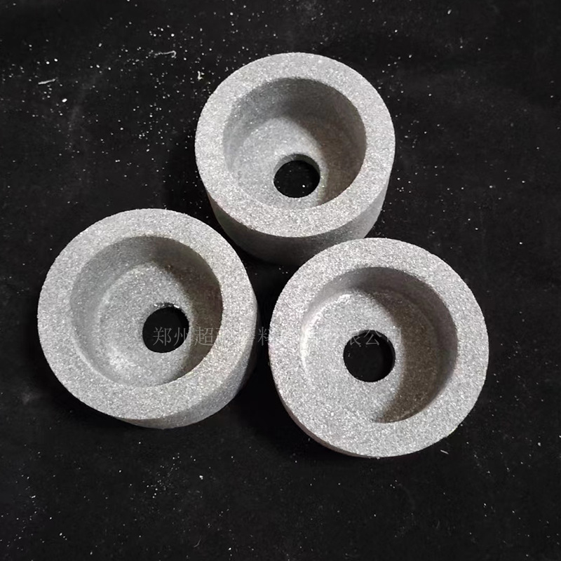 超耐A棕刚玉杯型陶瓷砂轮片B75*40*20磨刀机打磨开刃合金铣刀车刀