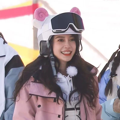 Motosiklet dəbilqələri ears winter ski electric - pink-lamb-ears-excluding-helmet