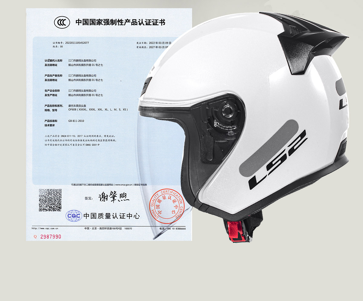 LS2 Summer Motorcycle Half Helmet Large Size