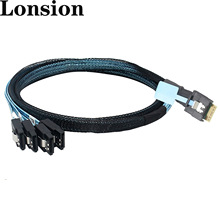 Pcie SlimlineSAS SFF-8654 4i 38P��б���D4SATA�������B�Ӿ�