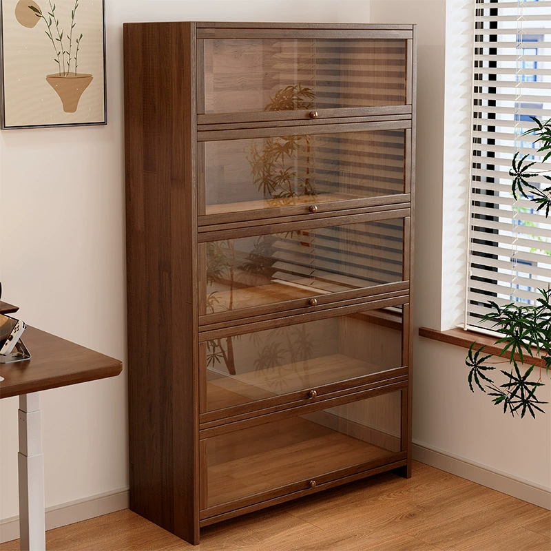 Книжный шкаф из массива дерева и пыли