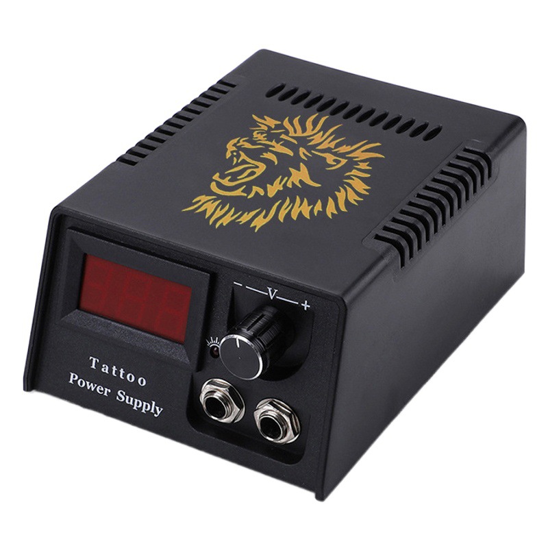 Bordado dragón motor tatuaje pluma conjunto completo tatuaje máquina