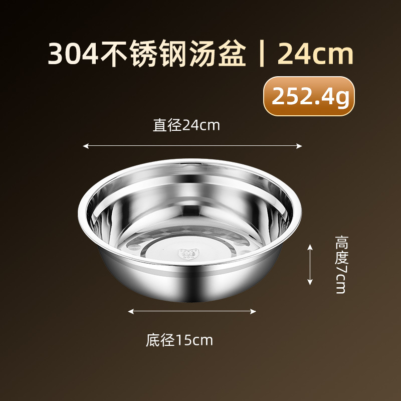 Tazón Multiuso de Cocina 304 de Acero Inoxidable, Multifuncional, para Cocina