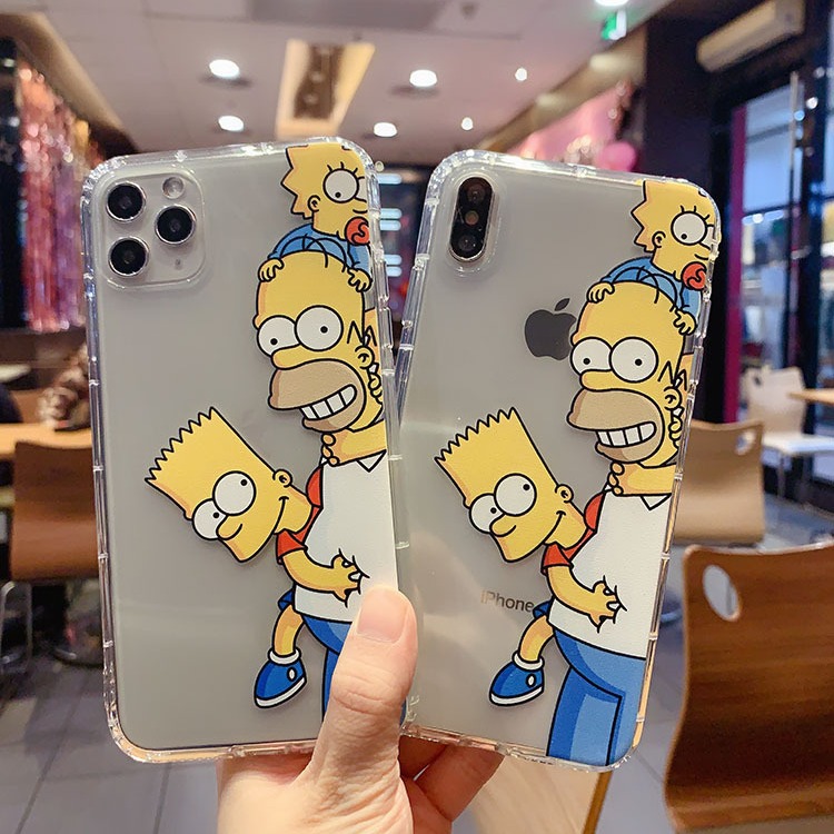 苹果11手机壳辛普森一家适用iphone15pro壳13pro14卡通卡通潮流