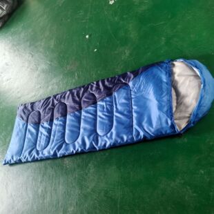 Factory Outdoor Camping Envelope Sleeping Bag, Can Be Spliced Together for Two Adults, Color-Blocking, Travel-Friendly, Cold-Proof, Warm, Leisure, Portable