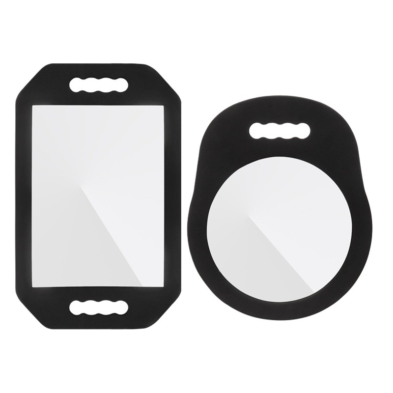 Espejo cosmético de belleza y peluquería ESPEJO redondo de espuma espejo cuadrado barbería resistente a las caídas espejo trasero especial espejo trasero resistente a las caídas HD