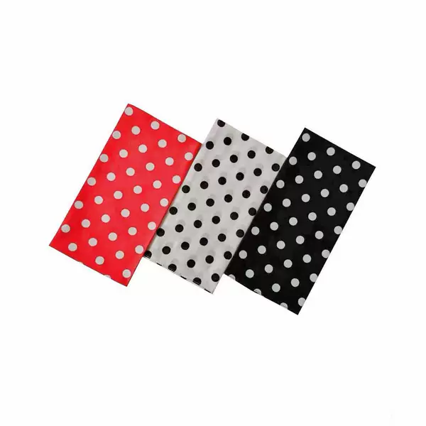 Factory direct delivery, pure cotton polka dot printed square scarf, casual decorative neck scarf, hip-hop street dance cycling face scarf, headscarf