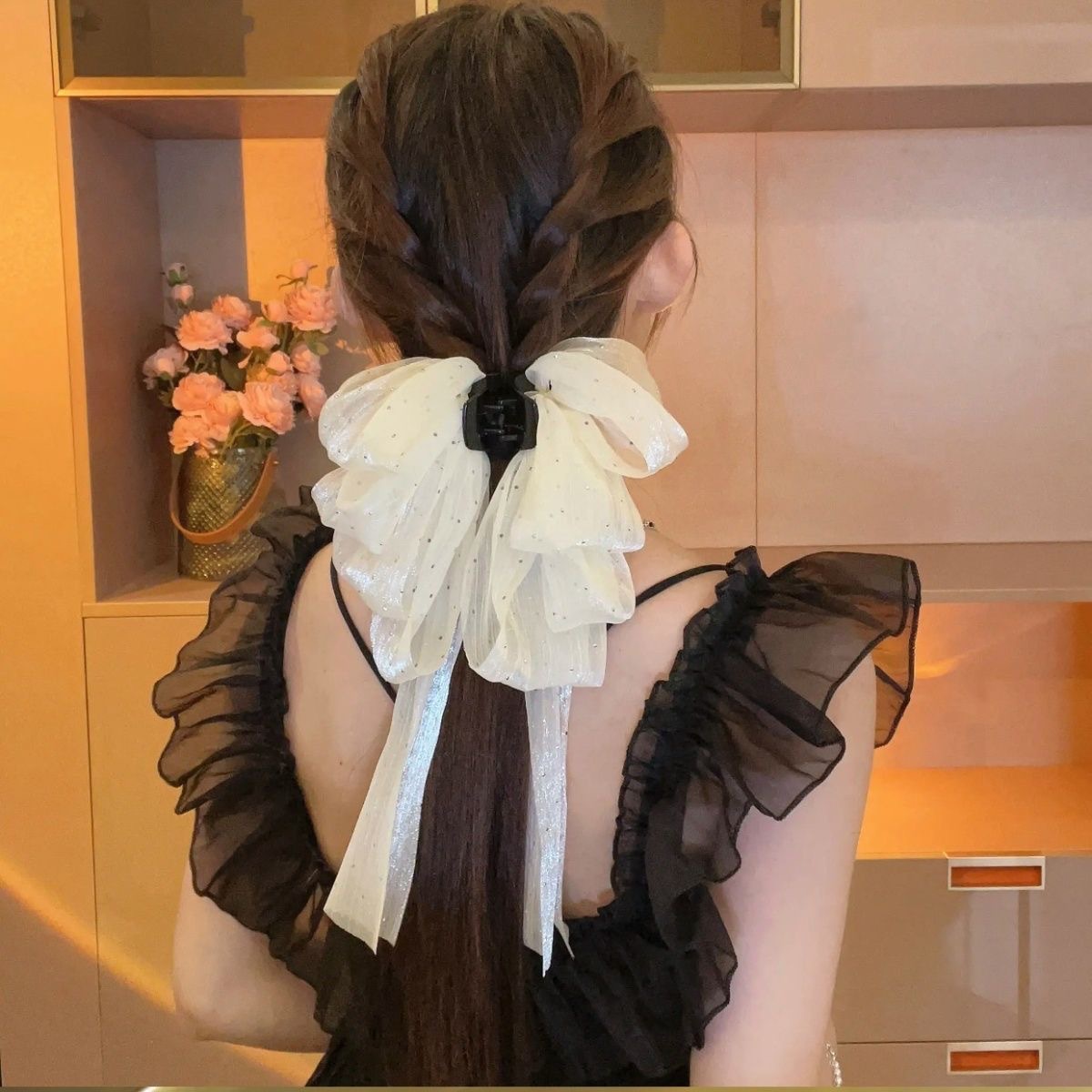 Women's Elegant Sweet Bow Knot Cloth Hair Claws display picture 3
