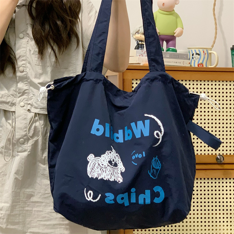 Ins Tote Bag for Women 2025 Large Capacity Handbag Student Class Commuting Shoulder Bag Simple and Fashionable Tb Bag Ins Tote Bag for Women 2025 Large Capacity Handbag Student Class Commuting Shoulder Bag Simple and Fashionable Tb Bag