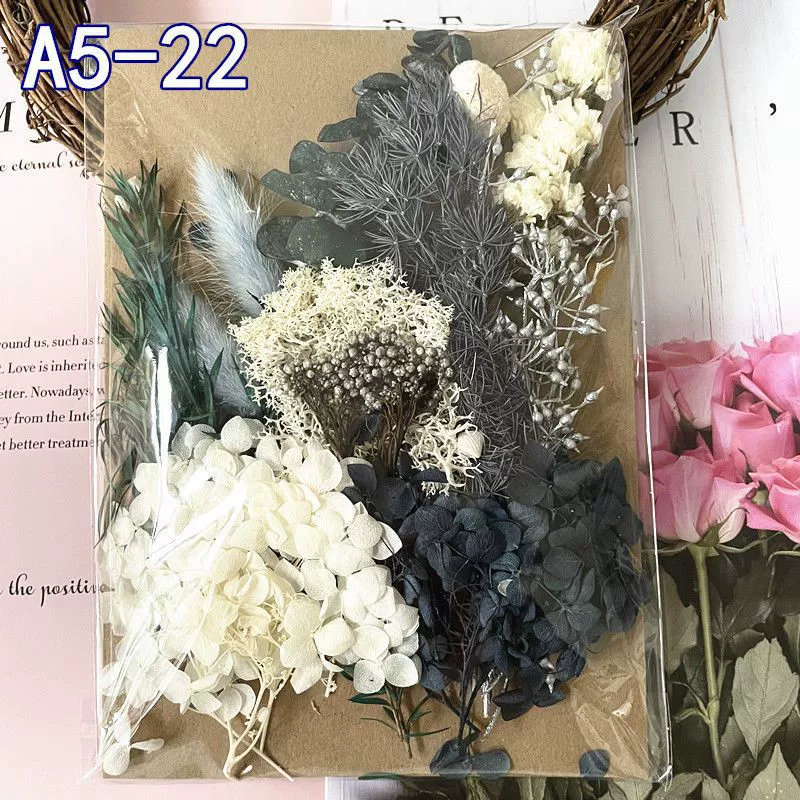 Materials set, postcard flower-shaped, handmade, bouquet, wholesale