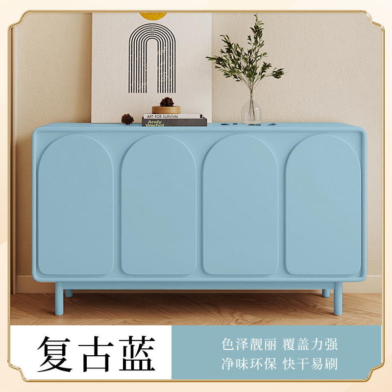 Pintura de madera acuosa negra renovación de muebles antiguos auto-brillado pintura de cambio de color blanco impermeable verde barniz transparente pintura de madera