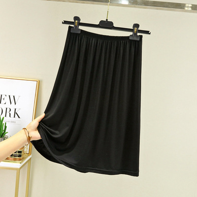 外国貿易の新しい女性用裏地付きボトムスカート、夏用ショートスカート、露出防止スカート、透け防止スカート、屋外で着用できるホームスカート|undefined