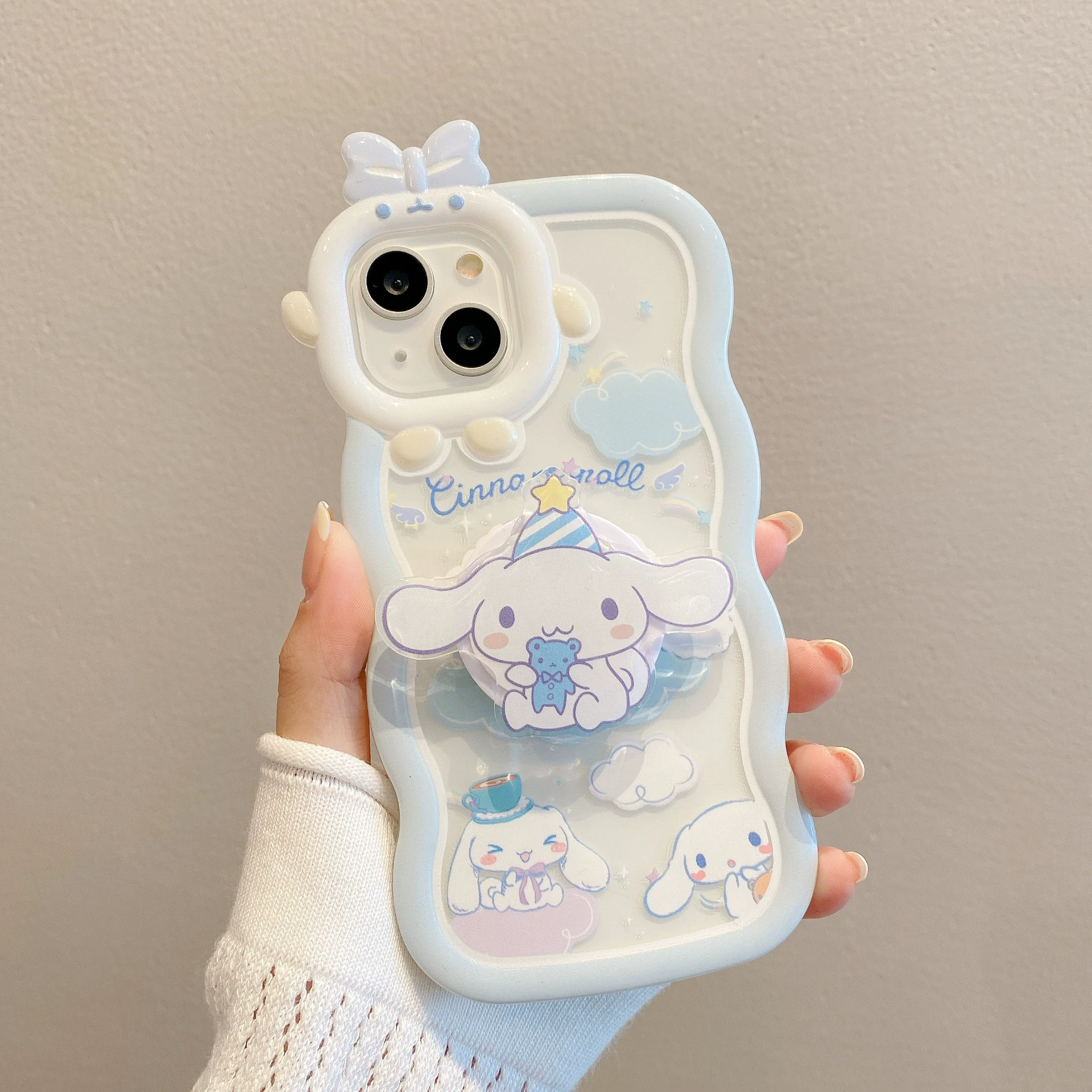 Милая волнистая монстрация чехол для iPhone 12 Pro - cartoon TPU защитный кейс