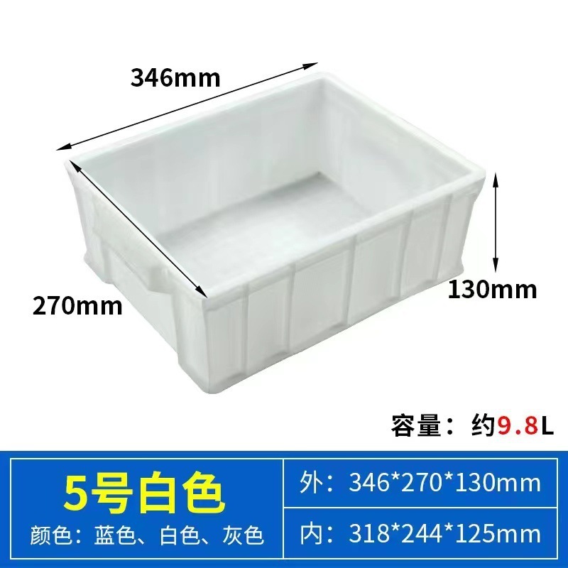 Caja de plástico caja rotatoria tortuga caja de cría piezas accesorios caja de herramientas marco de goma logística caja de pan de alimentos