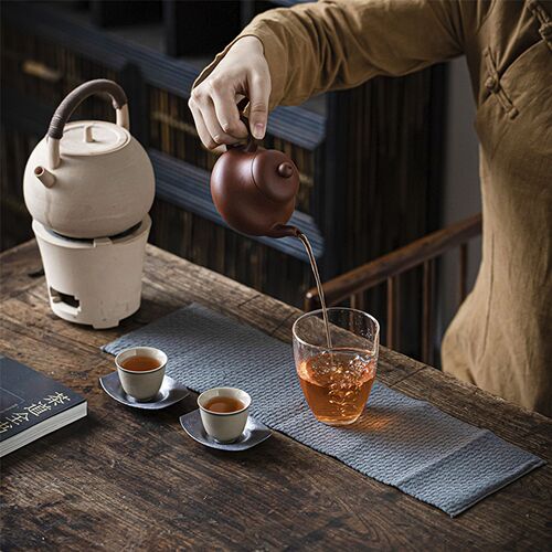 Kung Fu Tea Towel Chinese Japanese Zen Absorbent Towel Tea Table Tea Mat Cup Pad Tea Space Dry Foam Table 