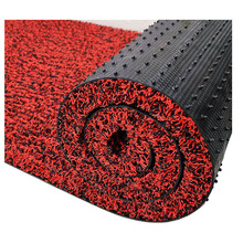 定制汽车丝圈脚垫卷材厚度15mm电动可裁剪地垫地毯防滑