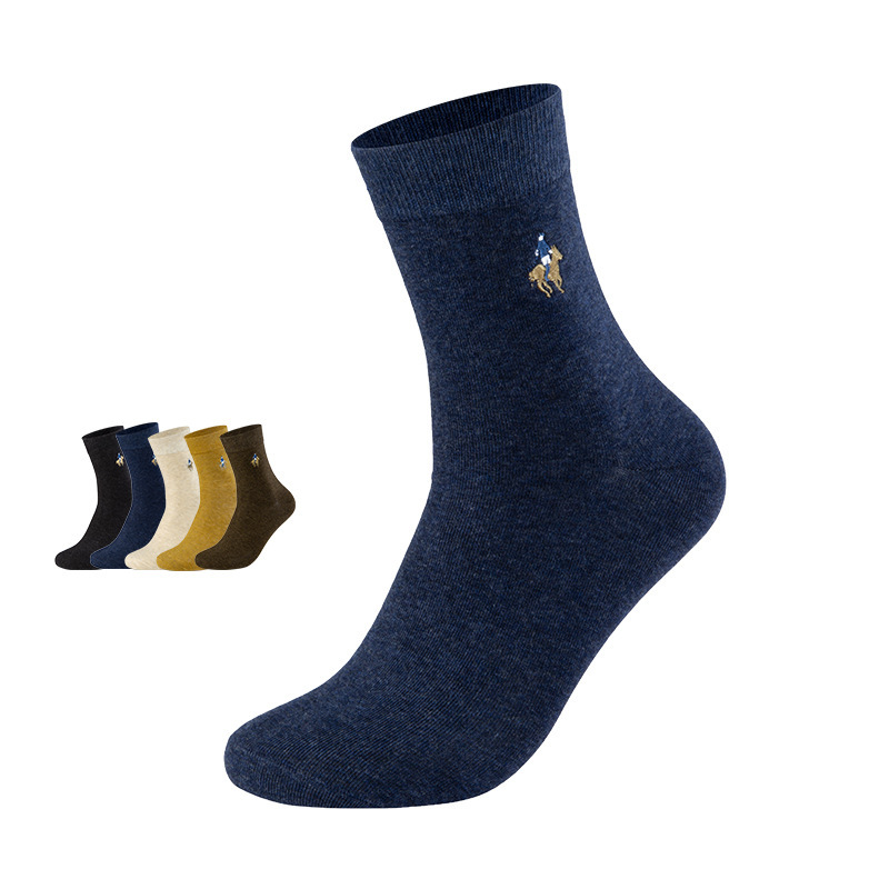 Jadely Paul/Jadeely Paul Socks Men's Mid-Calf Colorful Cotton Men's Socks Spring and Summer Anti-Pilling and Deodorant Cotton Socks