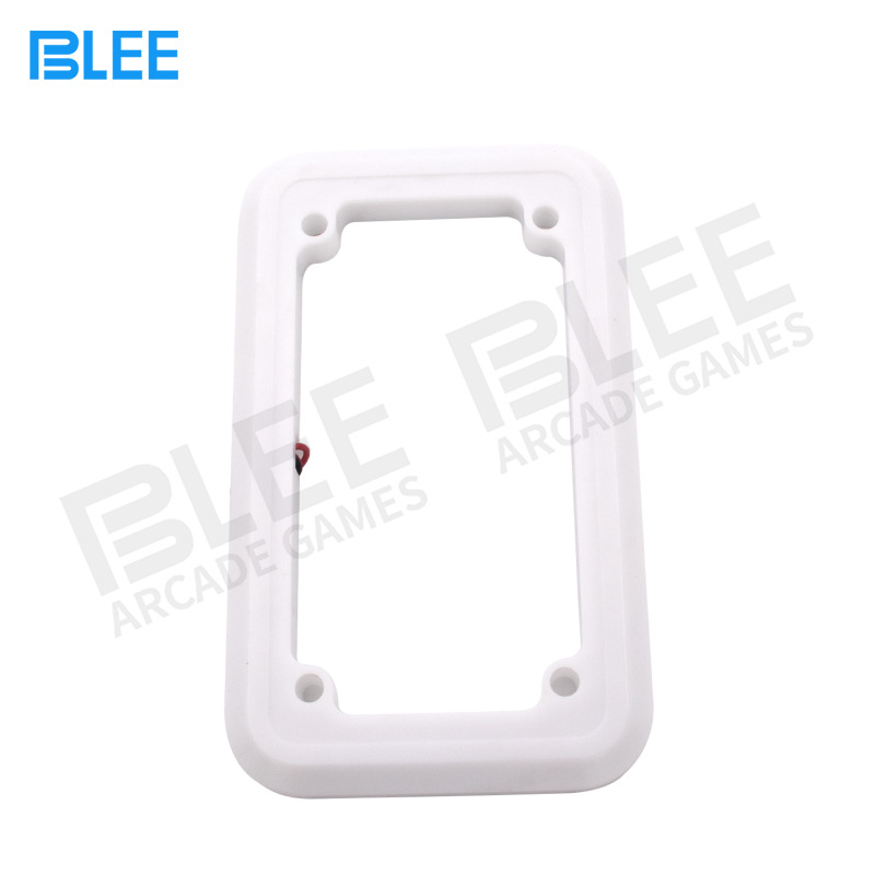 Máquina de Muñecas con Luces LED, Marco Decorativo Brillante de Siete Colores, Panel de Plástico para Máquina de Diversión, Máquina de Muñecas que Funciona con Monedas