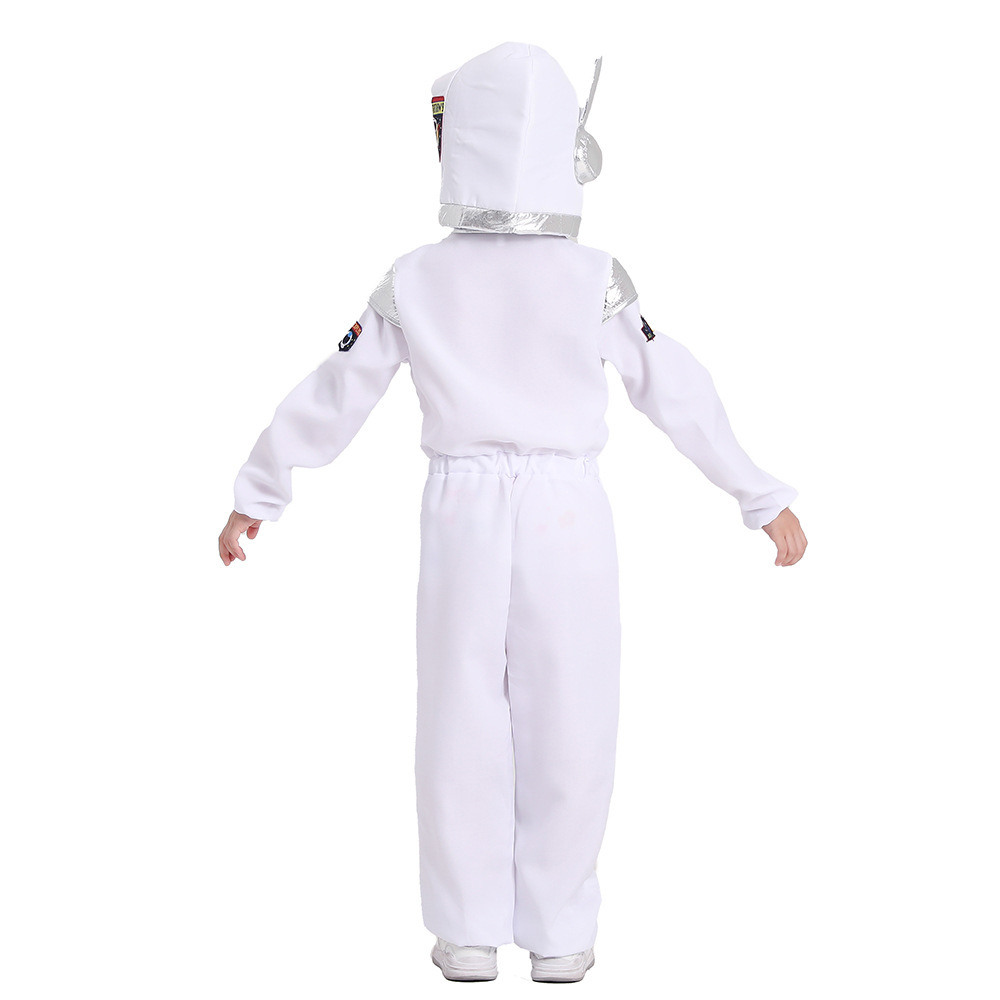 Astronauta transfronterizo Traje espacial para niños Traje de jardín de infantes Traje de Halloween cos Traje de rol Traje espacial