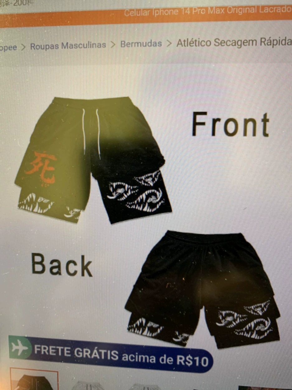 Shorts, beach trousers, 3D digital printing service, Amazon