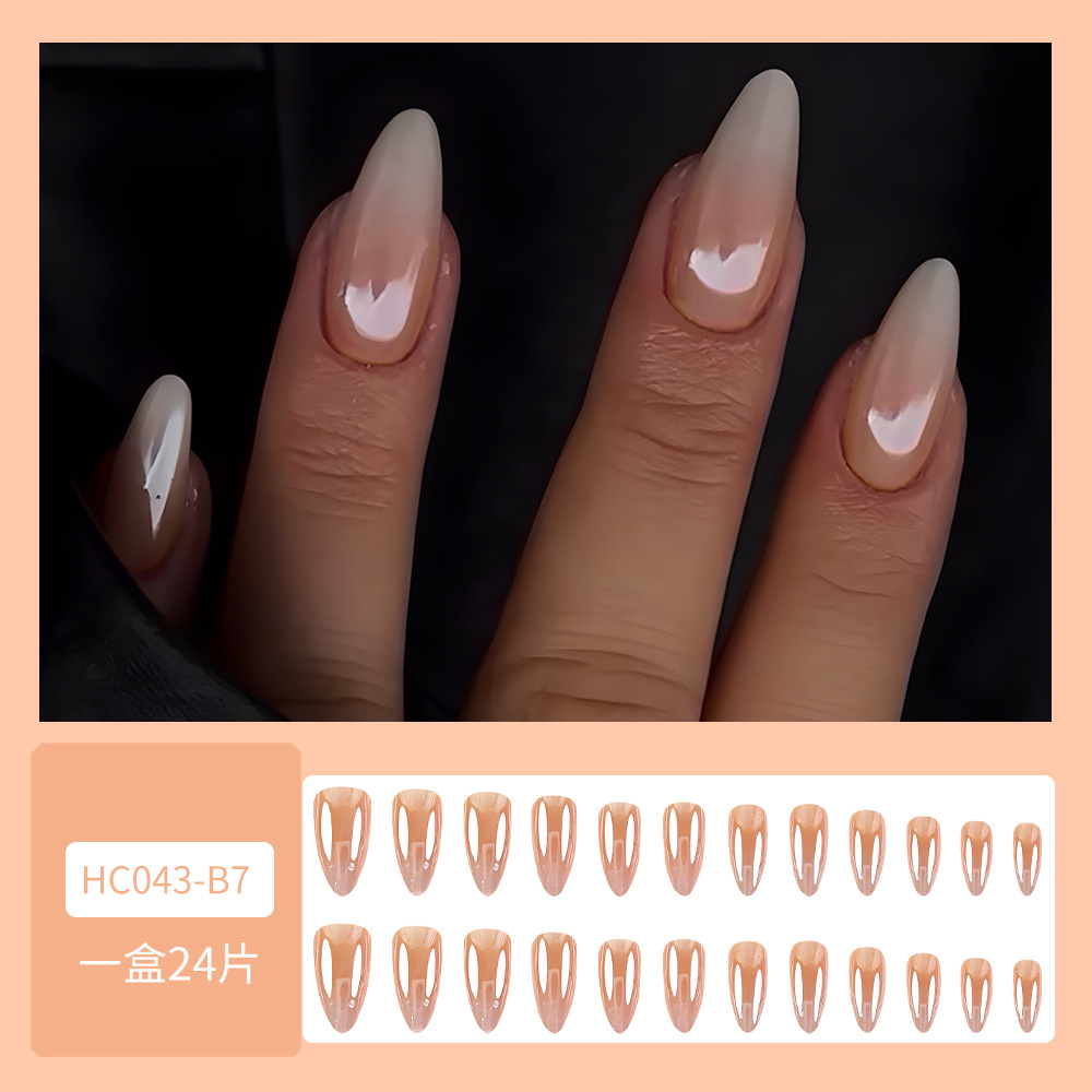 Uñas de uñas largas portátiles Parche de uñas postizas desmontables Sensación de alto nivel Venta al por mayor de uñas portátiles de venta caliente transfronterizas