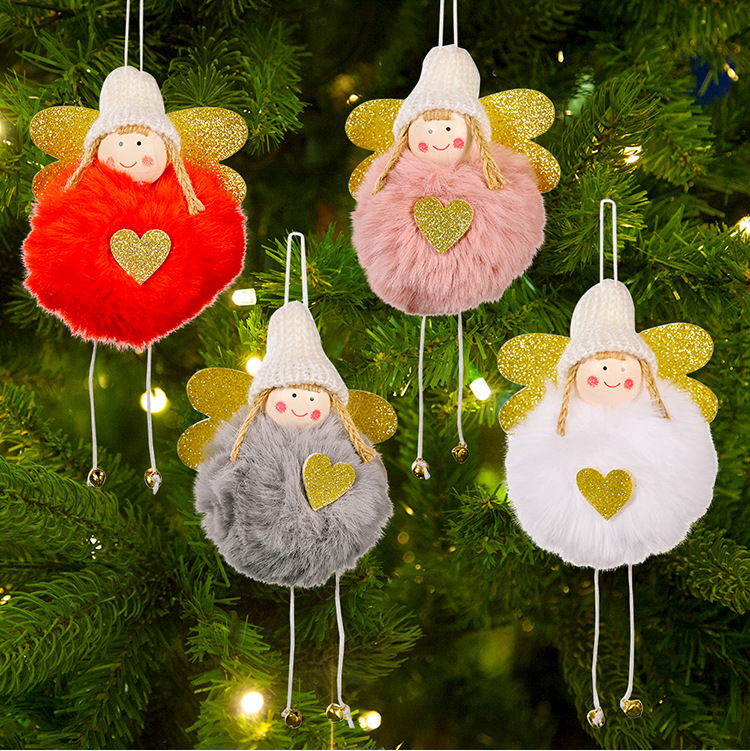 Christmas Golden Wings Small Bells Angel Decoration Wholesale Nihaojewelry display picture 14