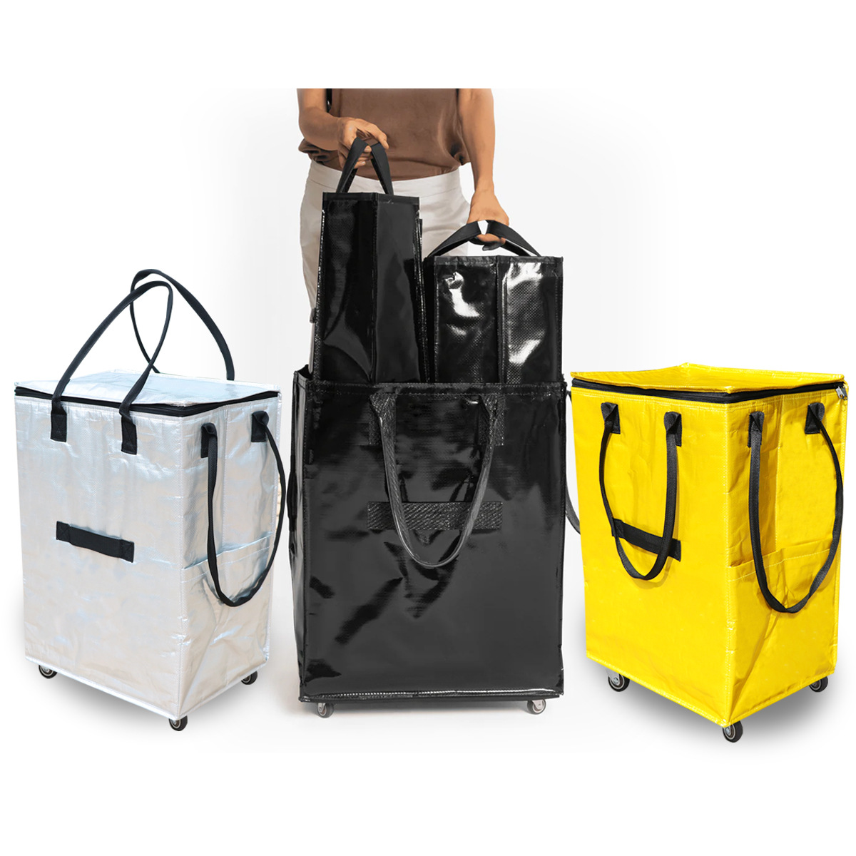 capacious foldable shopping bag