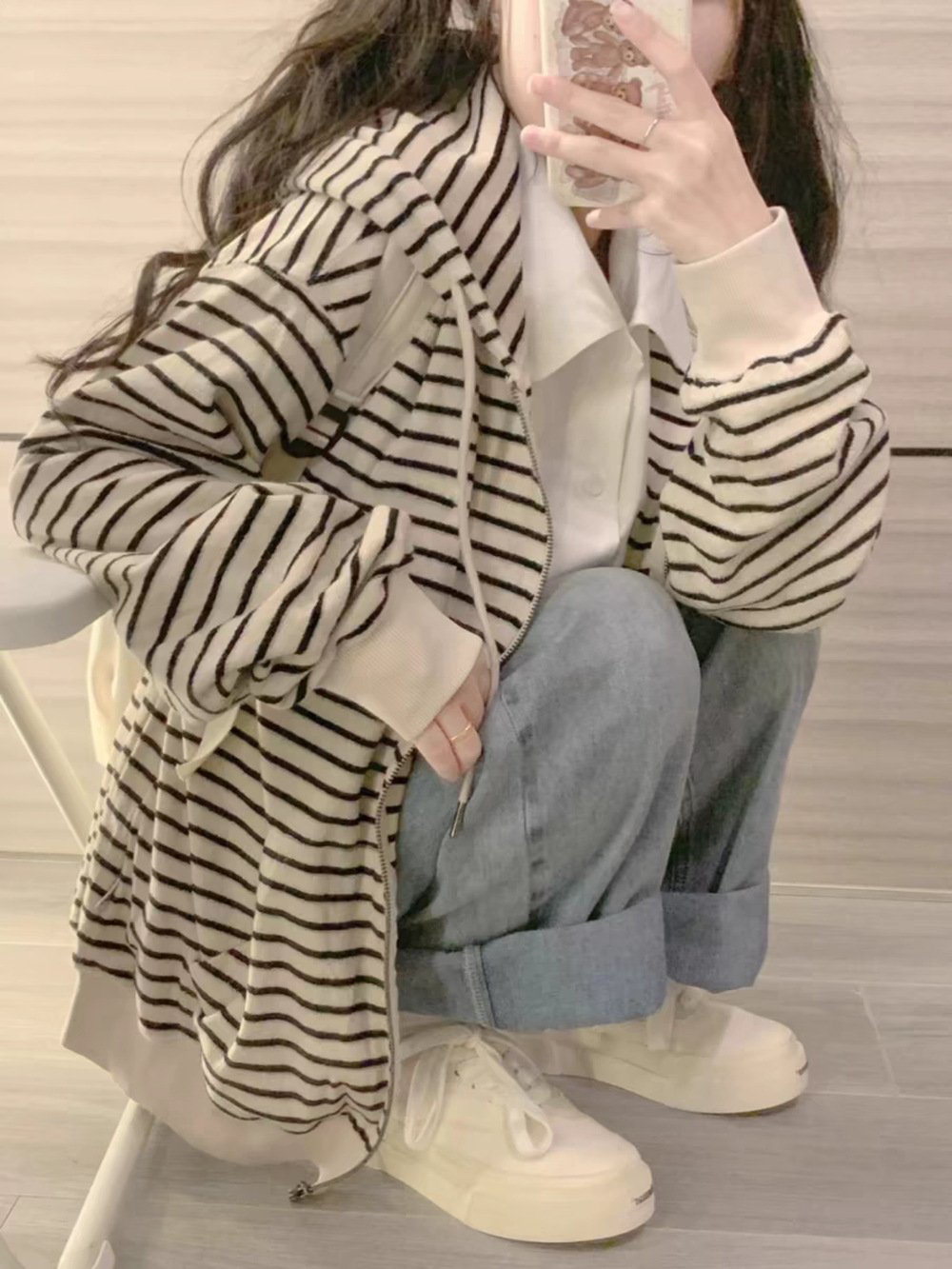 Autumn demi-season thin hoody