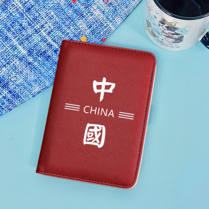 Bolso de pasaporte RFID de punto explosivo transfronterizo, bolsa de identificación de cuero multifuncional que puede colocar tarjeta SIM, funda de cuero, clip de pasaporte