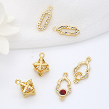 14K��ɫ���T�~���s���J�ʯС�����Ƕ����朒��diy�Ʒ���