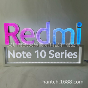 Acrylic carved luminous characters special-shaped English luminous letters mobile phone store desktop luminous characters