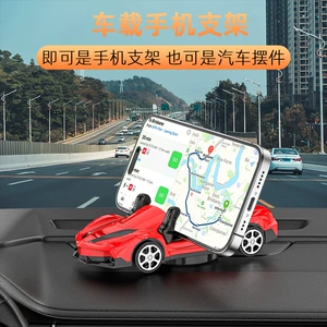 Yaradıcı avtomobil model telefon braketi, avtomobil cihaz paneli naviqasiya telefon bazası