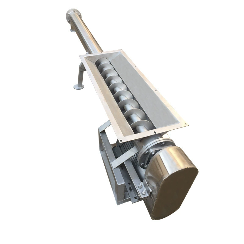 Производитель Гуандун U-образный спиральный конвейер без валов, кухонный конвейер для мусора, кормушка для витого дракона из нержавеющей стали