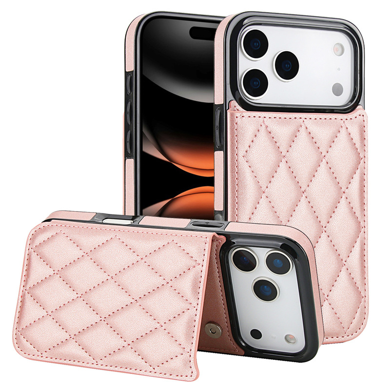 Suitable for Samsung S26Ultra Mobile Phone Case, Apple 18Promax Diamond Pattern Small Fragrant Style Anti-Fall Mobile Phone Case Suitable for Samsung S26Ultra Mobile Phone Case, Apple 18Promax Diamond Pattern Small Fragrant Style Anti-Fall Mobile Phone Case