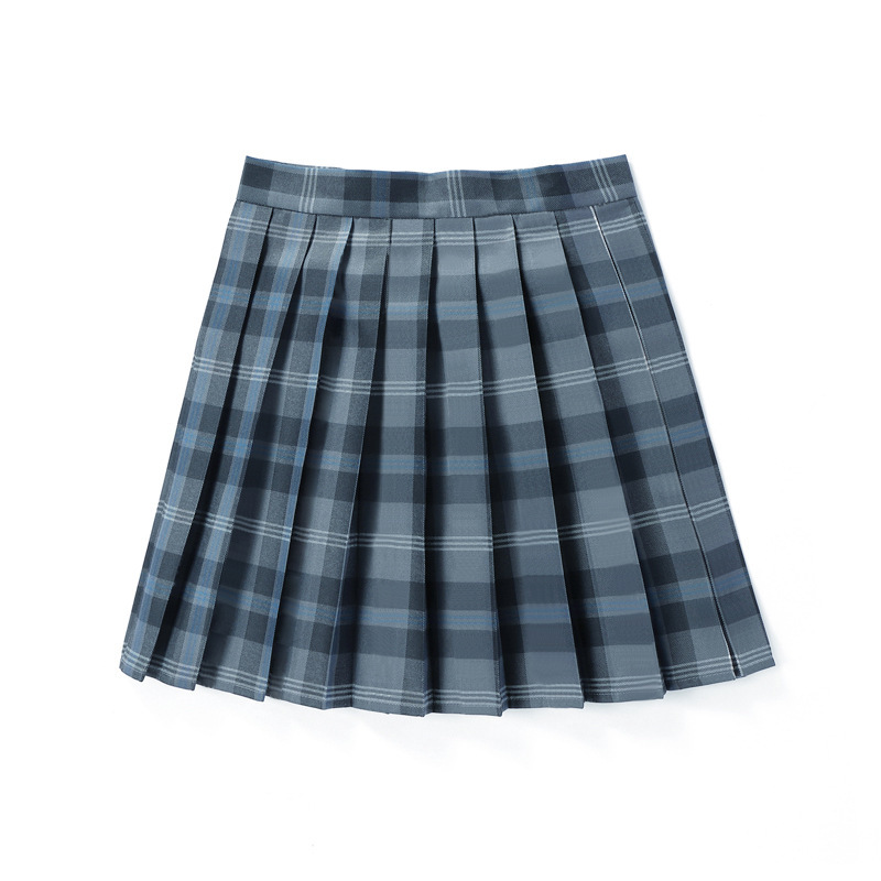 48CM现货内衬安全裤制服格子学院日系百褶班服校服学生短半身女裙|undefined